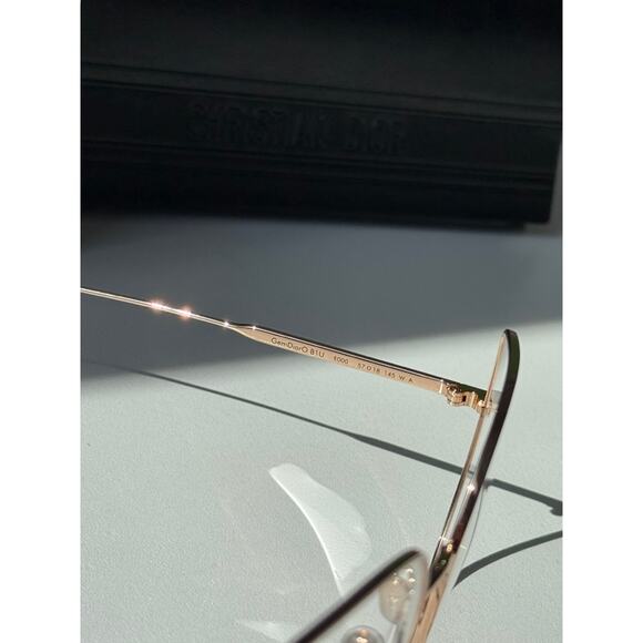 NEW Dior GemDiorO B1U Eyeglasses Frames in Rose Gold - Picture 8 of 8